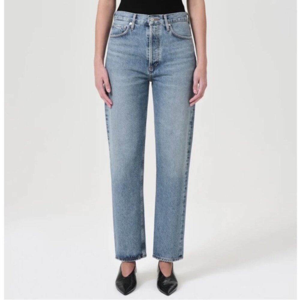 Agolde pinch 90s waist high straight jeans